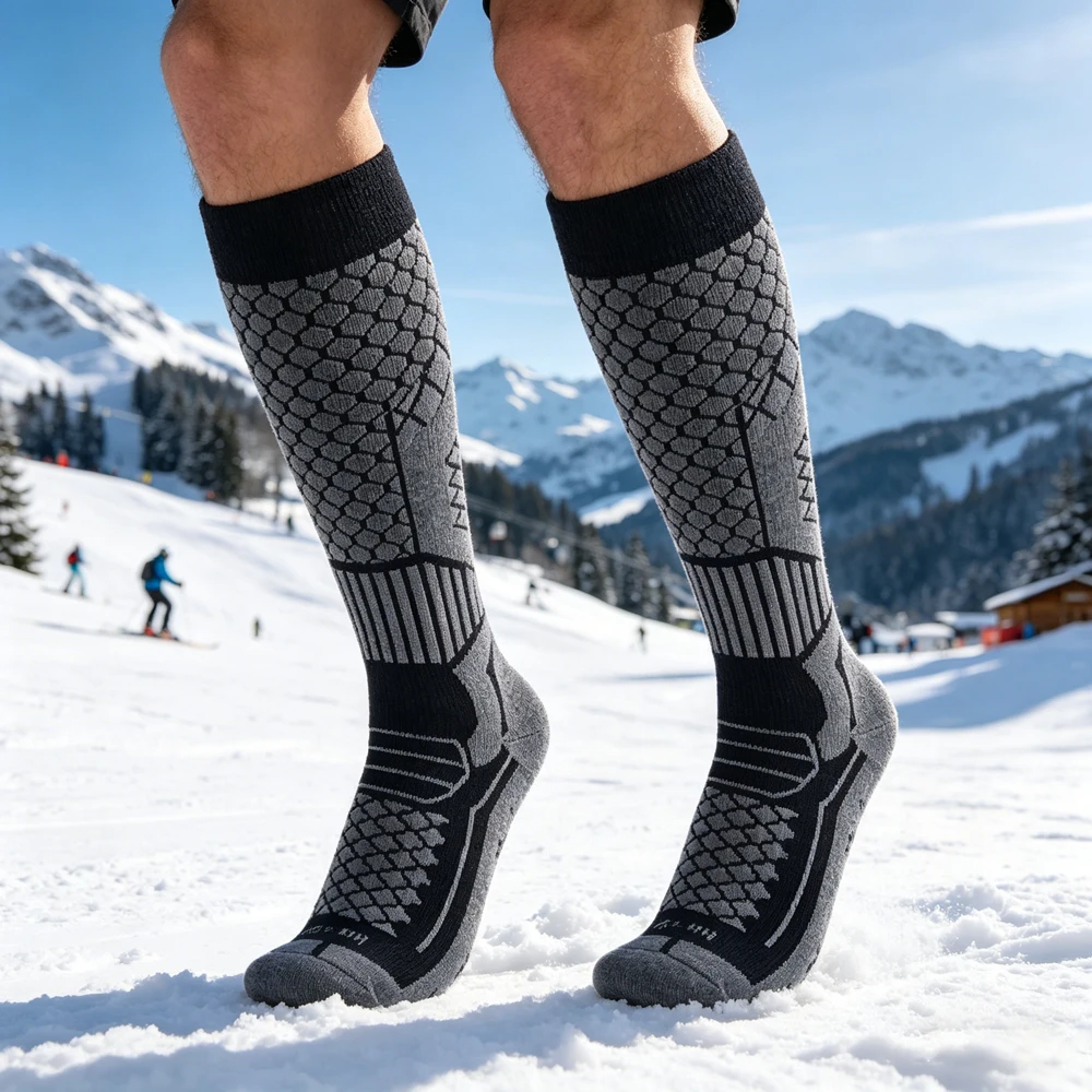 1Pair Moisture-Wicking Thicken - Thermal Sock Winter บทวิจารณ์และราคา