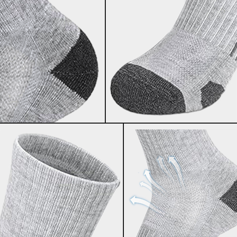 Men's 6 Pairs Pack High Perfor - Cotton Crew Sock Pack บทวิจารณ์และราคา