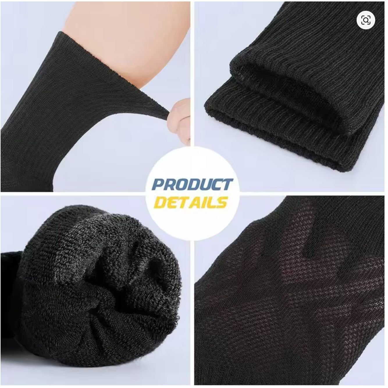 Men's 6 Pairs Pack High Perfor - Cotton Crew Sock Pack บทวิจารณ์และราคา