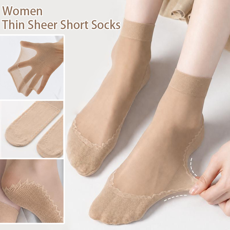 10Pairs Ultra-Sheer Invisible  - Invisibility Sock Loafer บทวิจารณ์และราคา