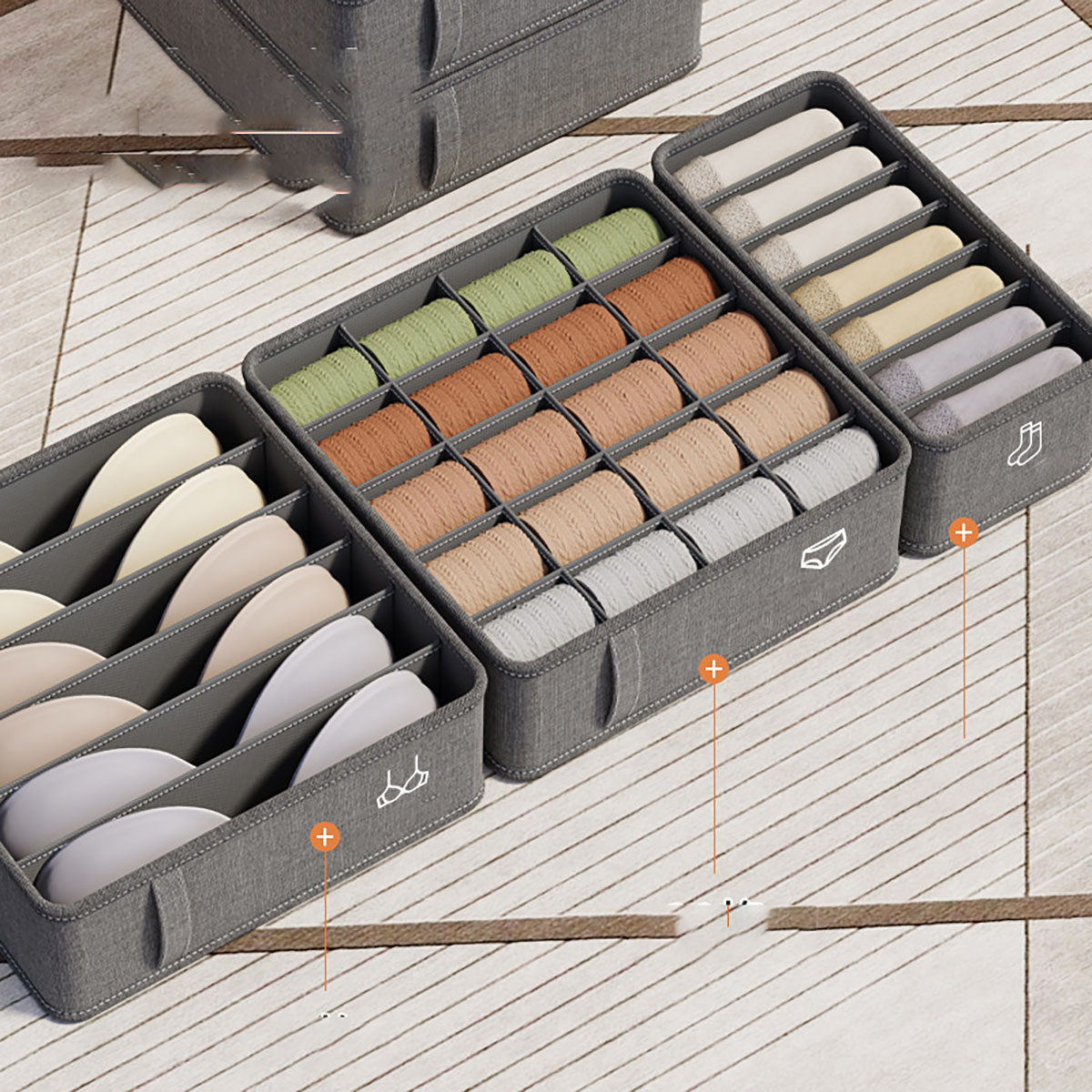 20/6/7/1 Grids Cation PP Sock  - Sock Organizer Tray บทวิจารณ์และราคา