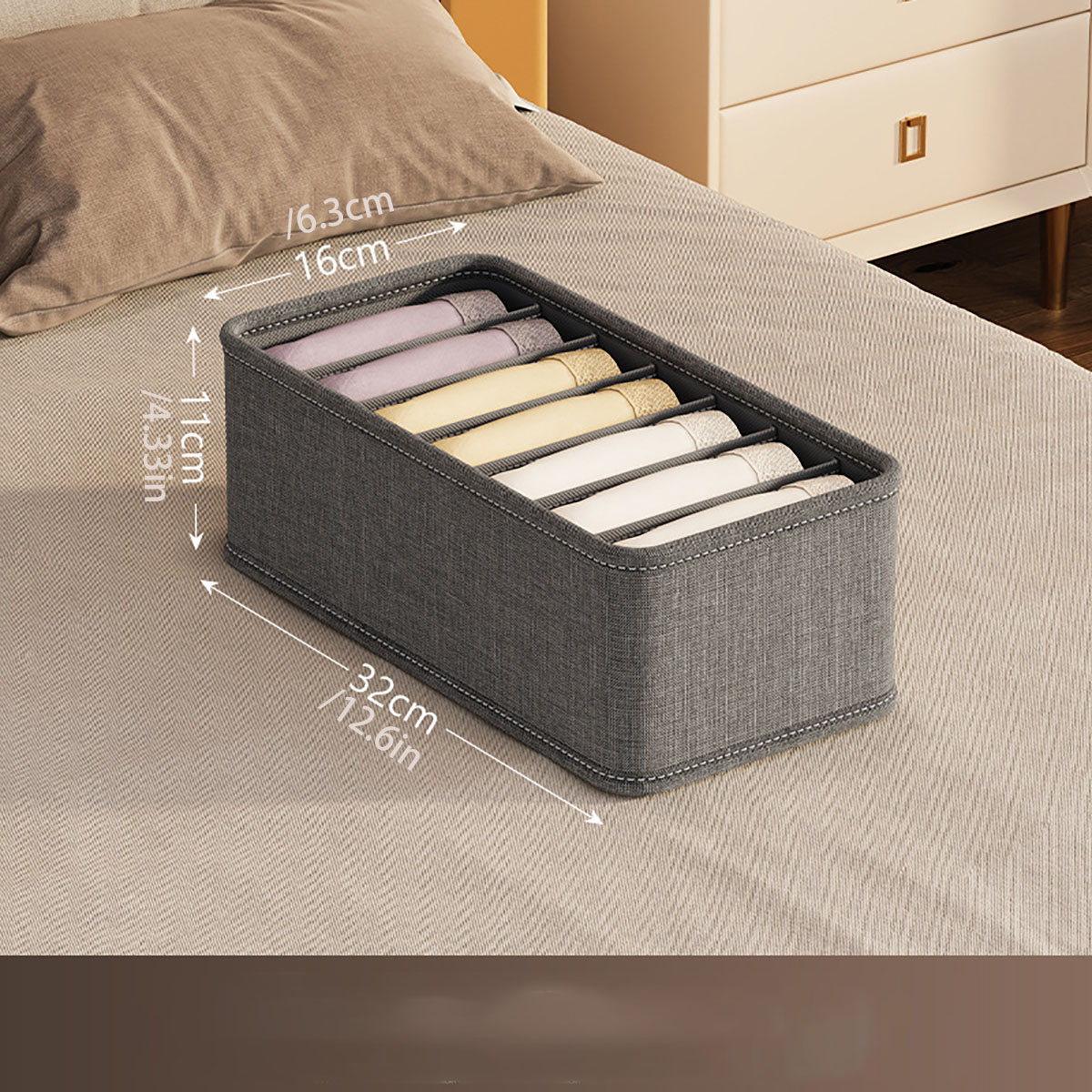 20/6/7/1 Grids Cation PP Sock  - Sock Organizer Tray บทวิจารณ์และราคา