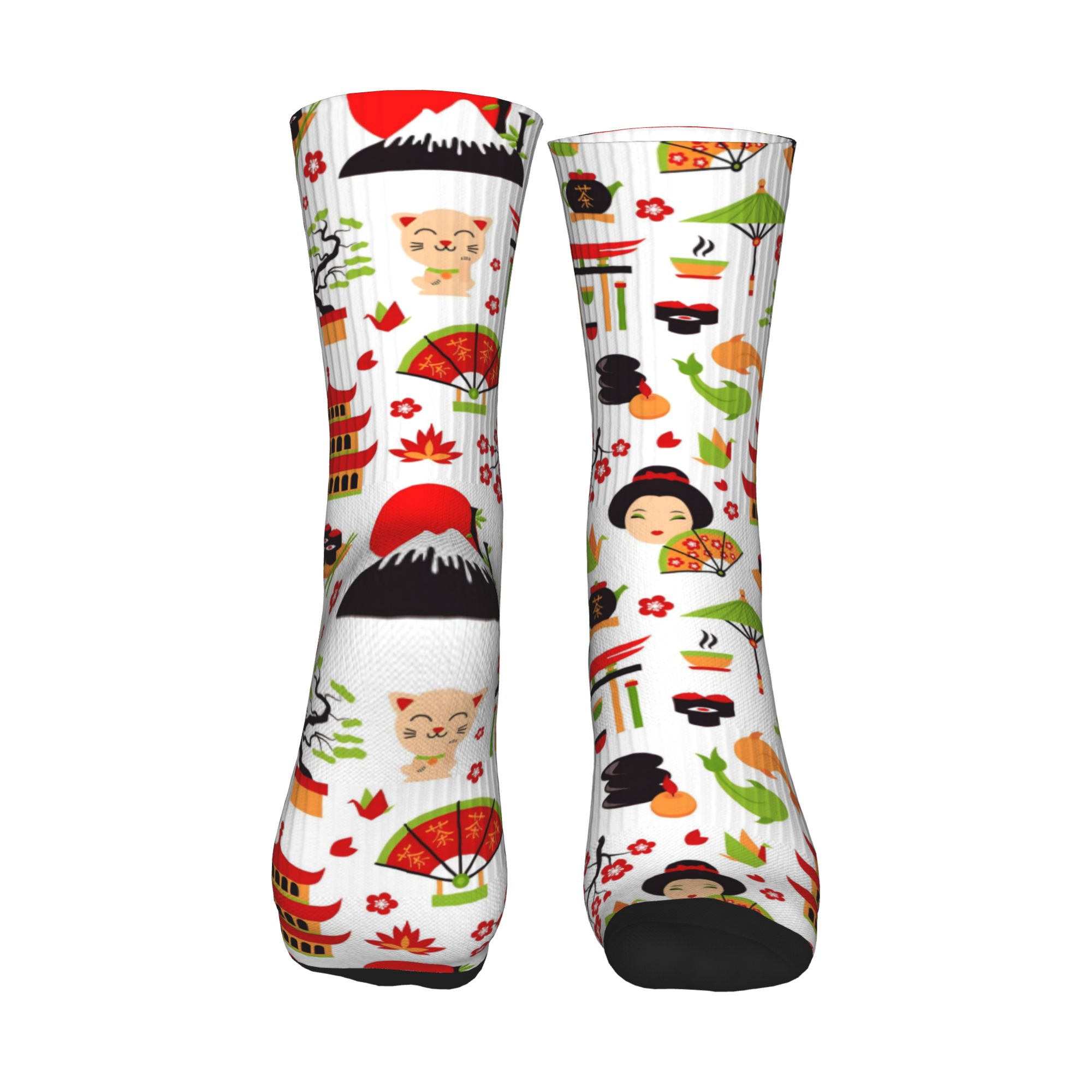Cool Men's White Japanese Geis - Dress Sock Men บทวิจารณ์และราคา