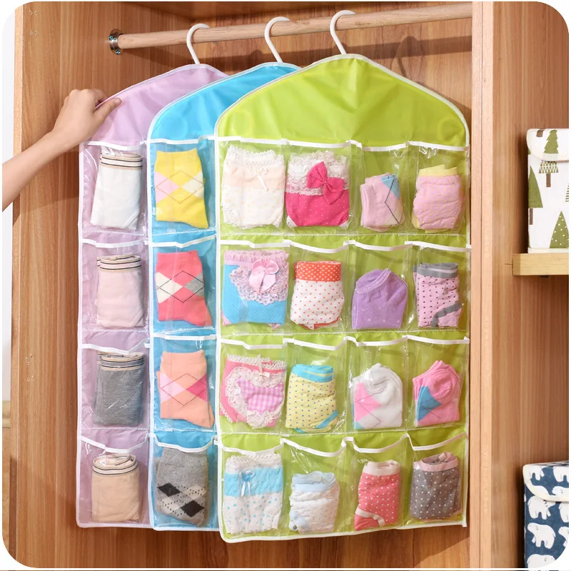 Hot 16Pockets WardrobePockets  - Sock Organizer Tray บทวิจารณ์และราคา