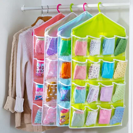 Hot 16Pockets WardrobePockets  - Sock Organizer Tray บทวิจารณ์และราคา
