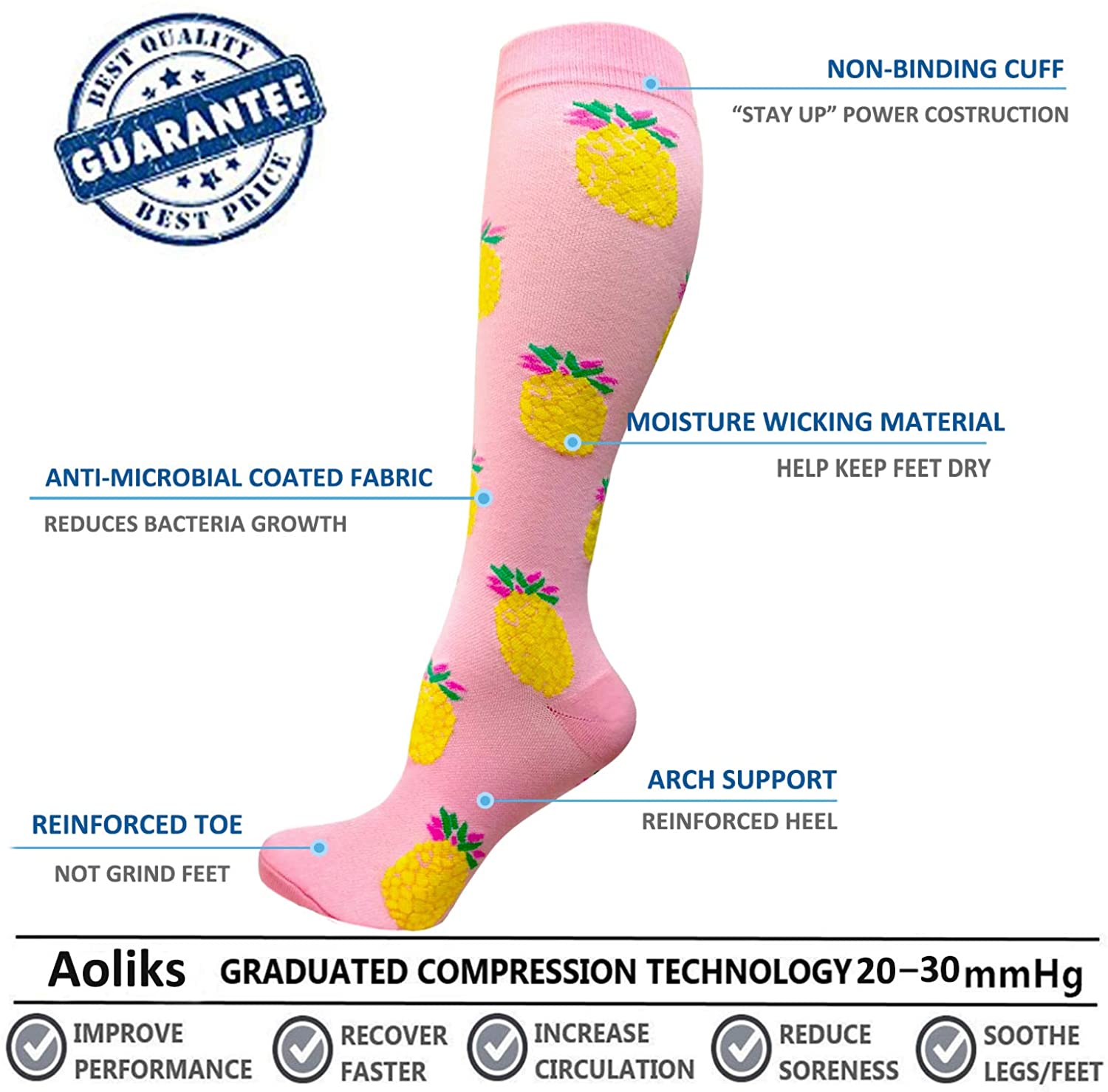 Compression Socks Men Women Ru - Compression Sock Medical บทวิจารณ์และราคา