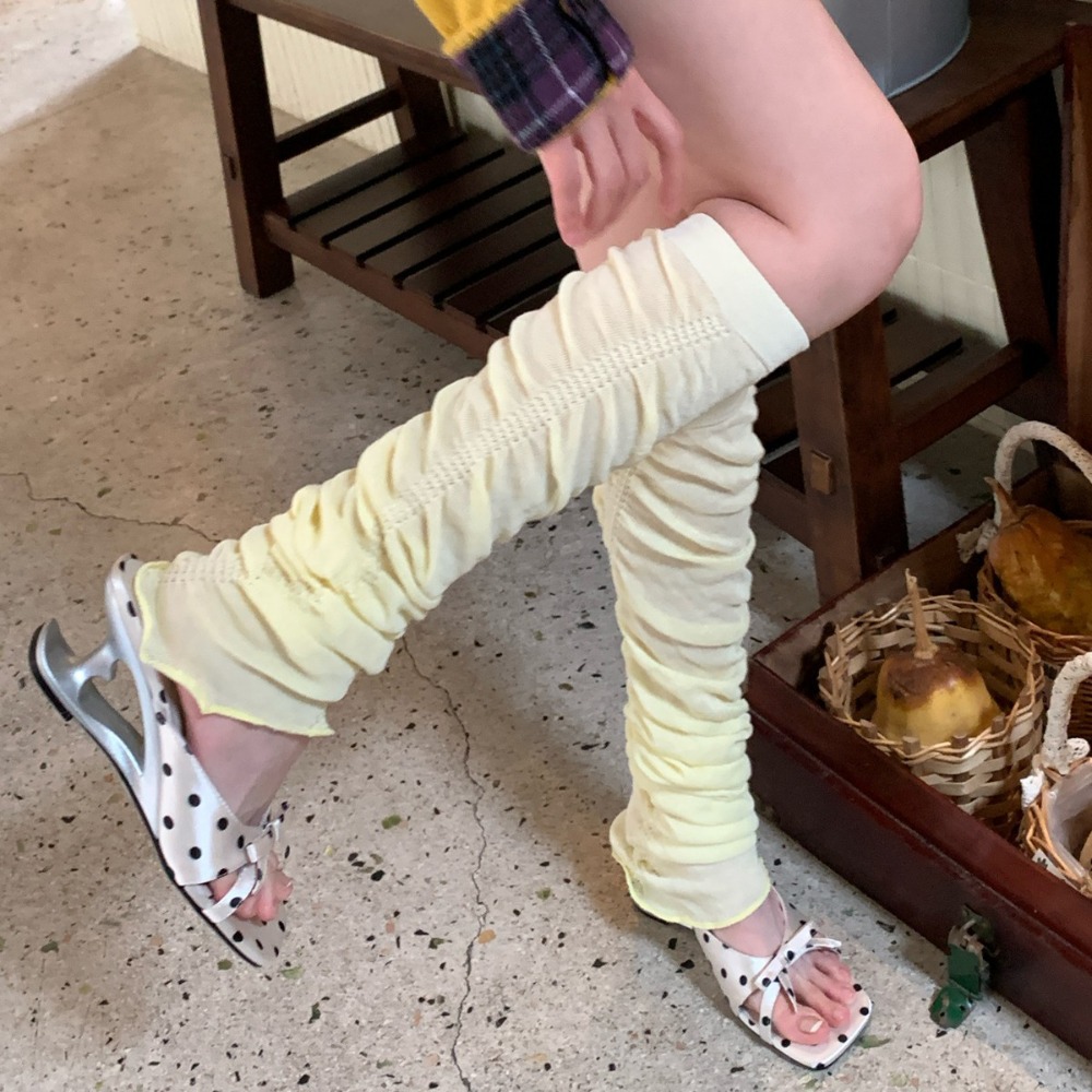 Pink Ruffle Bubble Slouchy Leg - Boot Sock Slouchy บทวิจารณ์และราคา