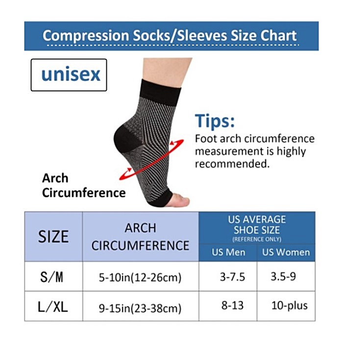 1pair Neuropathy socks,Ankle b - Ankle Brace Sock บทวิจารณ์และราคา