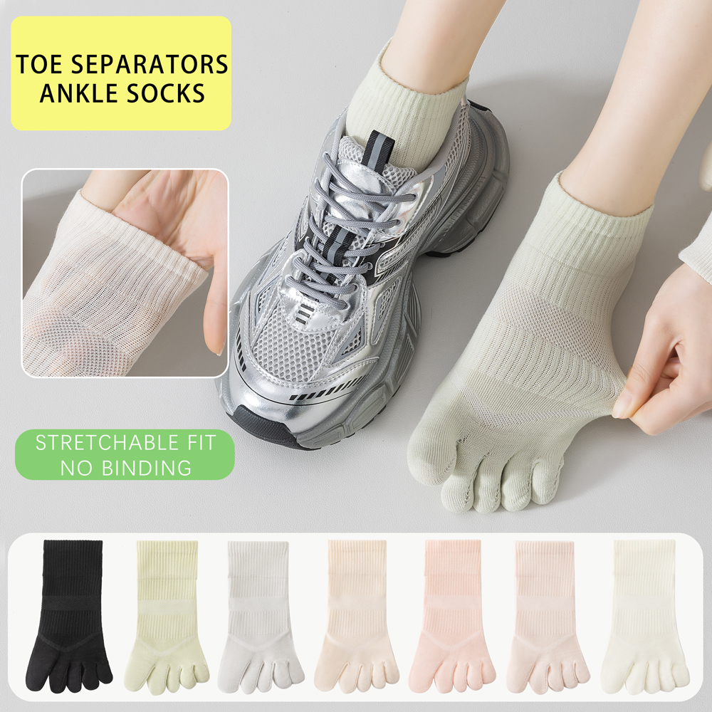 4 pairs Women's Invisible Toe  - Invisibility Sock Loafer บทวิจารณ์และราคา