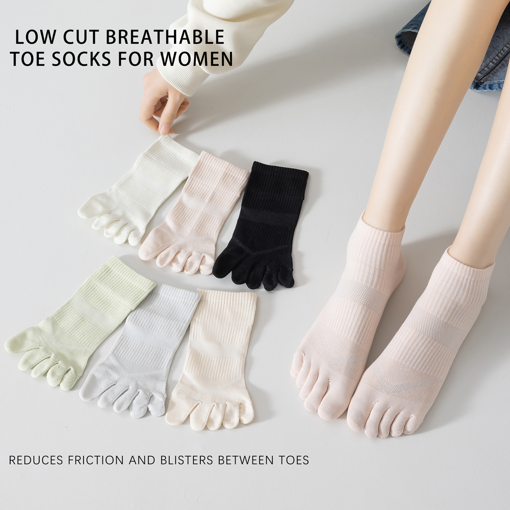 4 pairs Women's Invisible Toe  - Invisibility Sock Loafer บทวิจารณ์และราคา