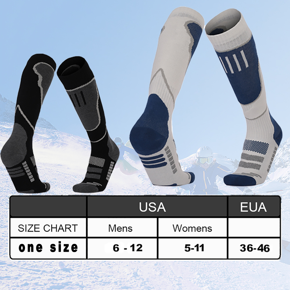 2 Pairs Ski Socks, Cold Weathe - Thermal Sock Winter บทวิจารณ์และราคา