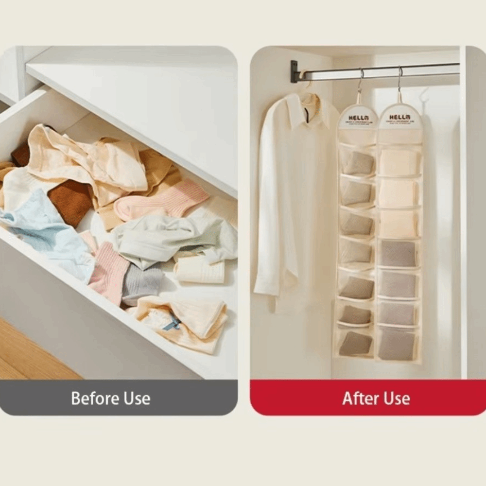 Home Organizer Behind Door Han - Sock Organizer Tray บทวิจารณ์และราคา