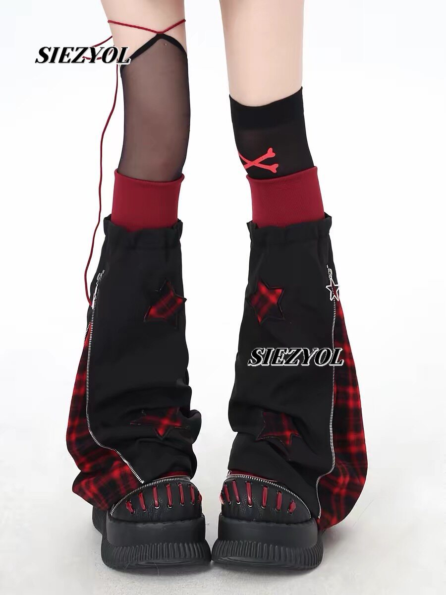 Original Plaid Leg Warmers 202 - Boot Sock Slouchy บทวิจารณ์และราคา