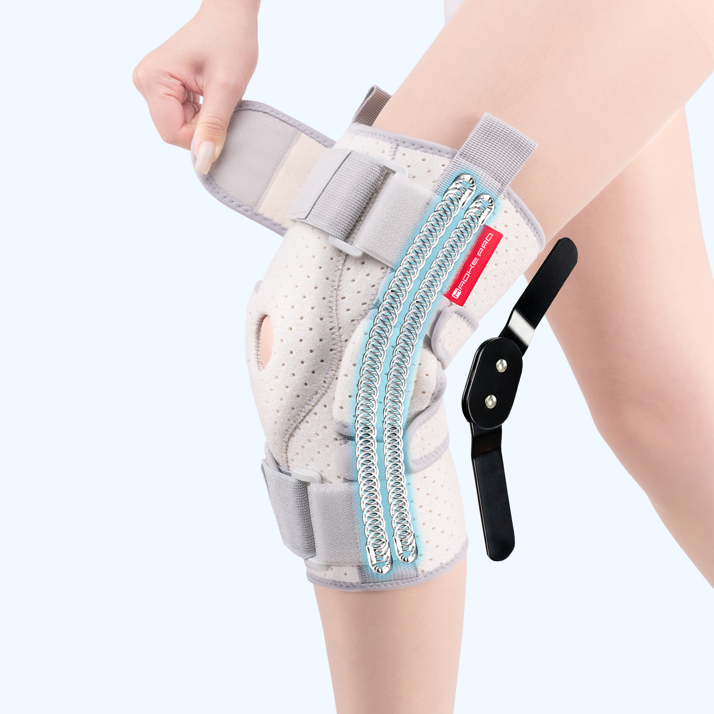 Adjustable knee sleeve with la - Compression Sleeve Calf บทวิจารณ์และราคา