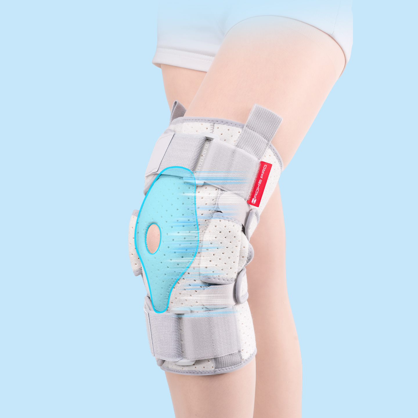 Adjustable knee sleeve with la - Compression Sleeve Calf บทวิจารณ์และราคา