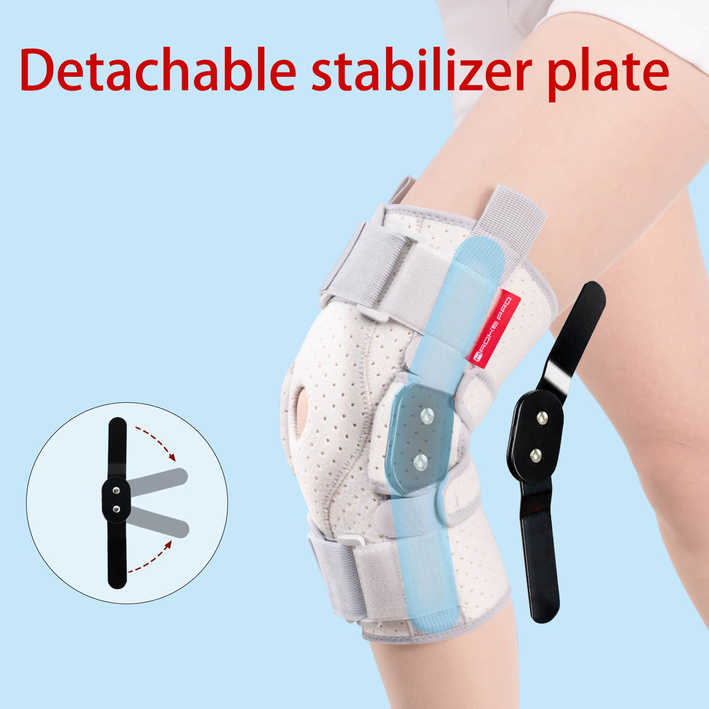 Adjustable knee sleeve with la - Compression Sleeve Calf บทวิจารณ์และราคา