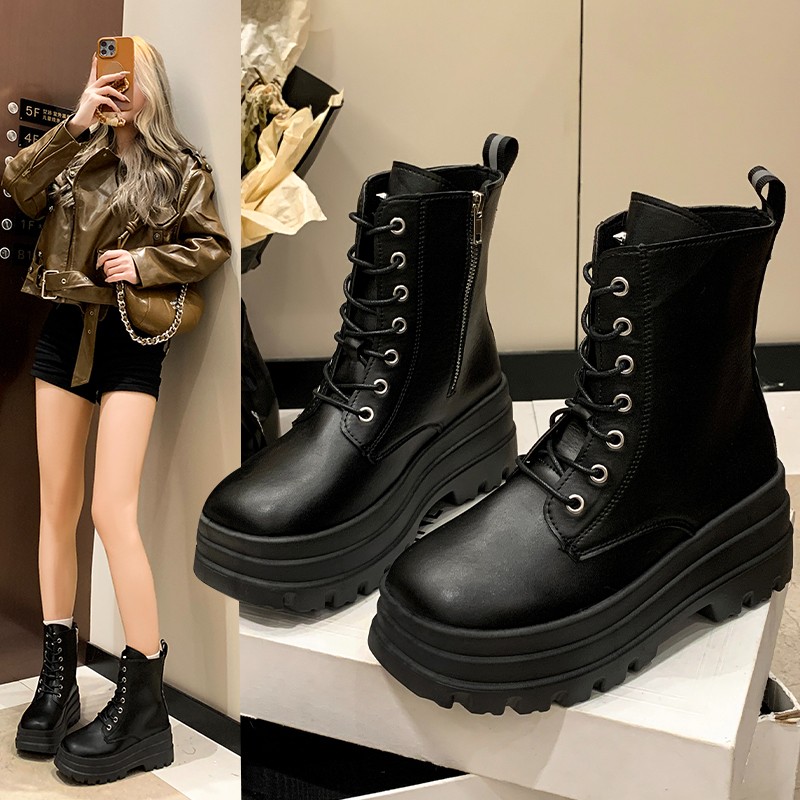 Fall/Winter New Side Zip Platf - No Show Sock Women บทวิจารณ์และราคา