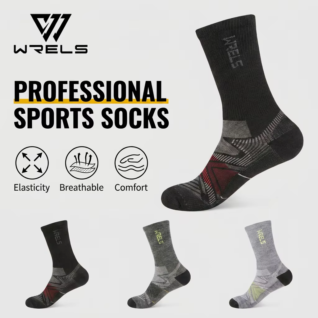 WRELS 1/2/3 Pairs Merino Wool  - Wool Hiking Sock บทวิจารณ์และราคา