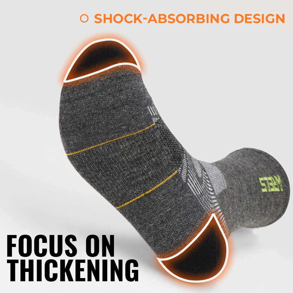 WRELS 1/2/3 Pairs Merino Wool  - Wool Hiking Sock บทวิจารณ์และราคา