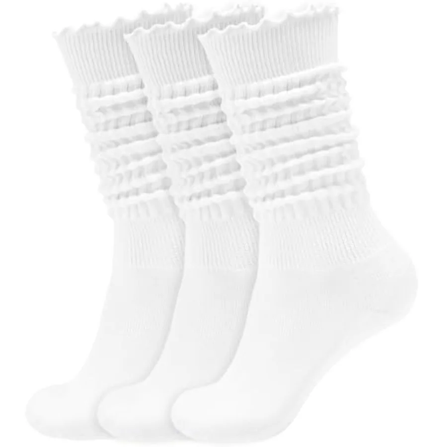 Women's Ruffle Slouchy Socks 3 - Boot Sock Slouchy บทวิจารณ์และราคา