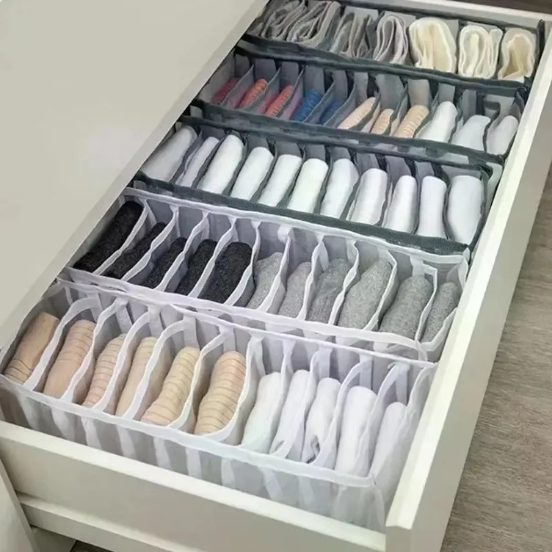 1PC- Closet Organizer for Sock - Sock Organizer Tray บทวิจารณ์และราคา
