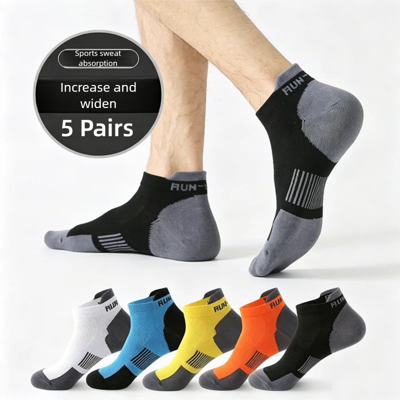 5Pairs Plus Size Thin No Show  - No Show Sock Women บทวิจารณ์และราคา