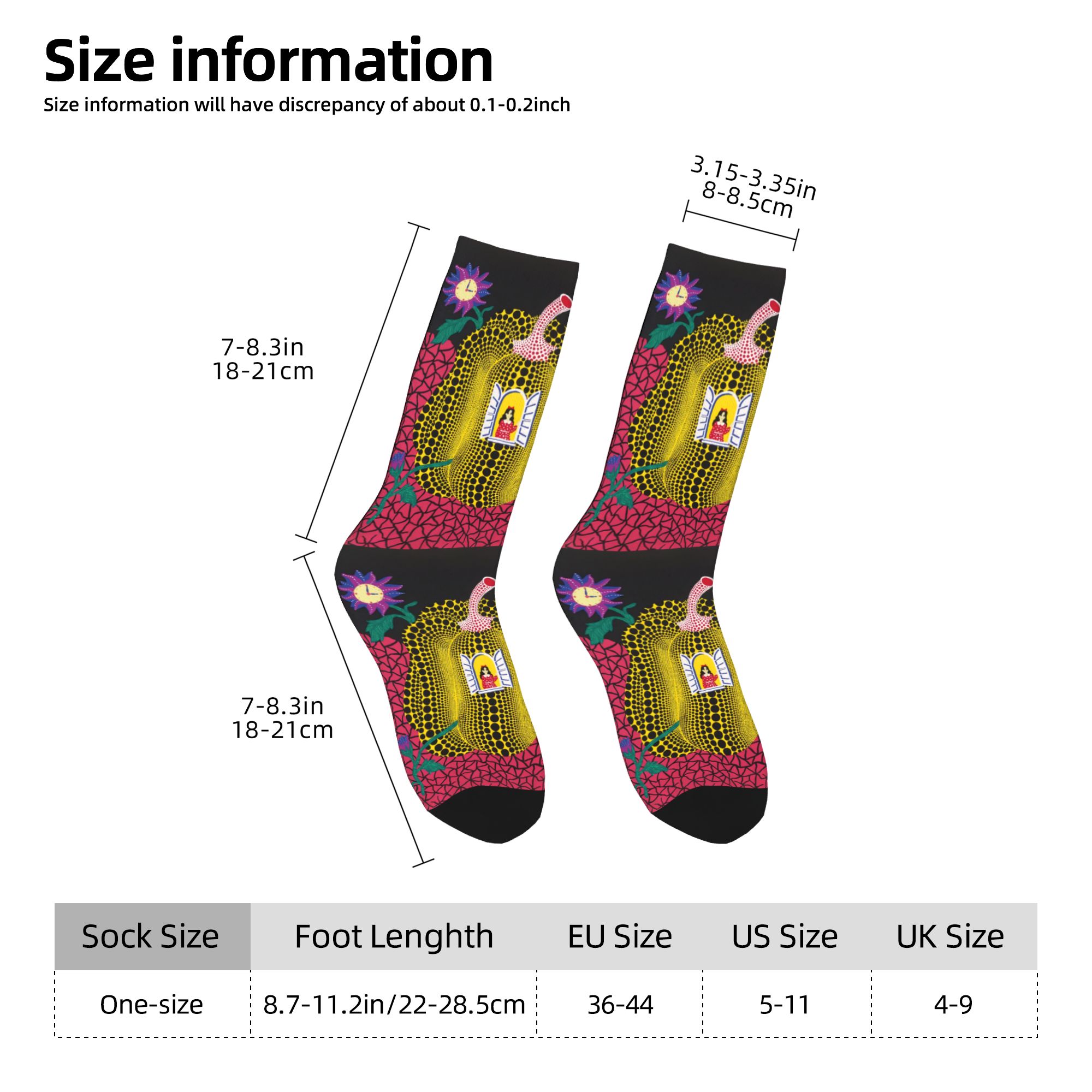 Custom Yayoi Kusama Abstract P - Dress Sock Men บทวิจารณ์และราคา