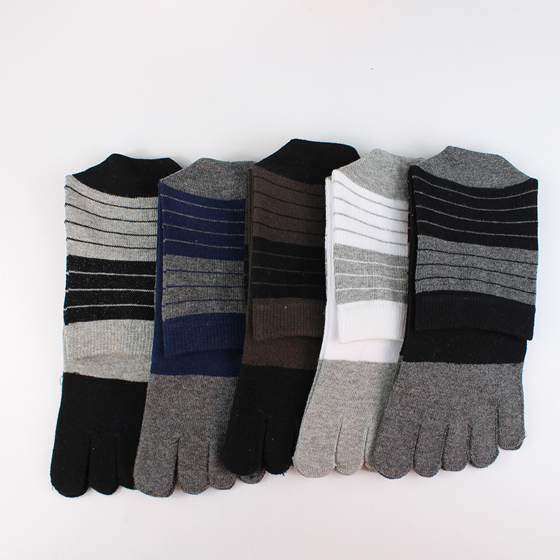 3/5 Pairs Men Five Toe Crew So - Toe Sock Split บทวิจารณ์และราคา