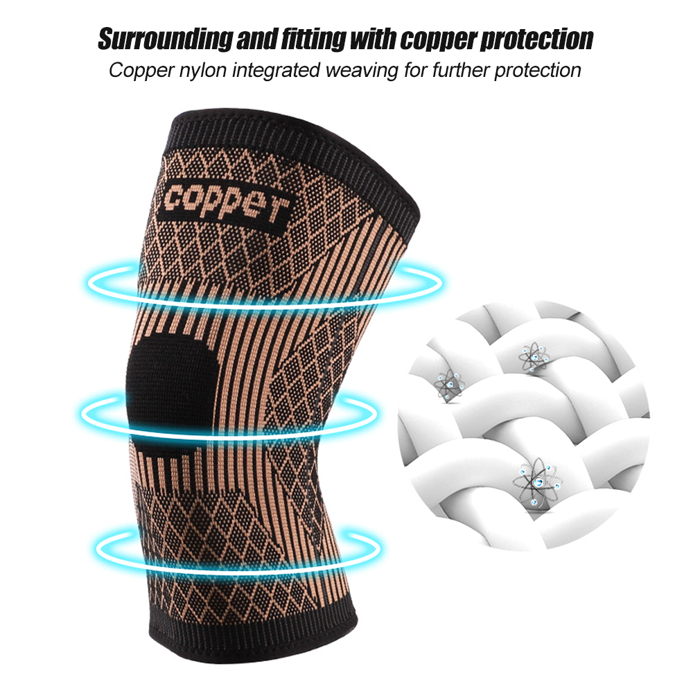 Copper Knee Brace for Arthriti - Compression Sleeve Calf บทวิจารณ์และราคา