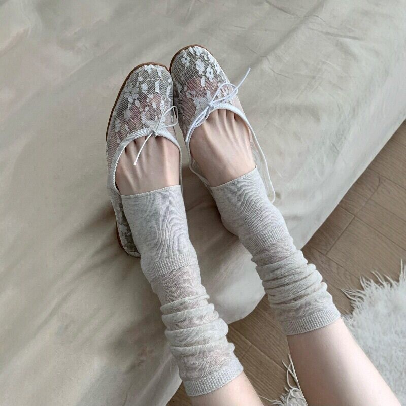 1 Pair Sheer Mesh Slouchy Leg  - Boot Sock Slouchy บทวิจารณ์และราคา