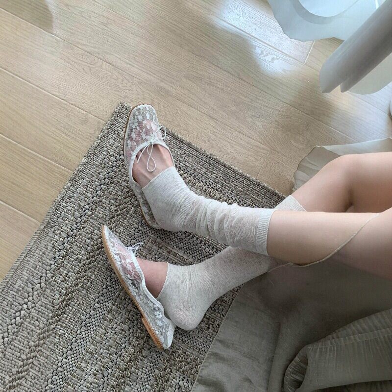 1 Pair Sheer Mesh Slouchy Leg  - Boot Sock Slouchy บทวิจารณ์และราคา