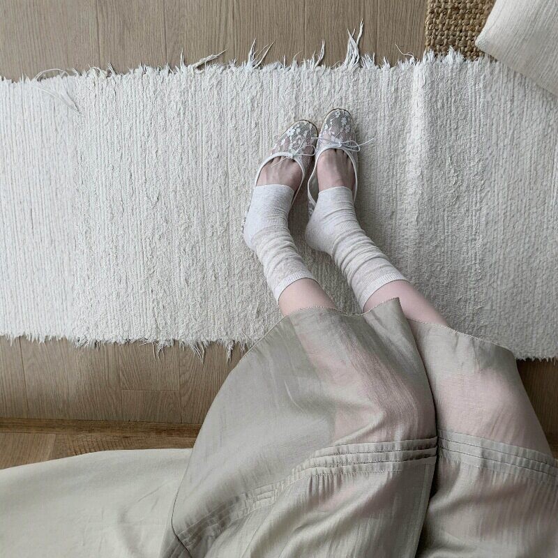 1 Pair Sheer Mesh Slouchy Leg  - Boot Sock Slouchy บทวิจารณ์และราคา