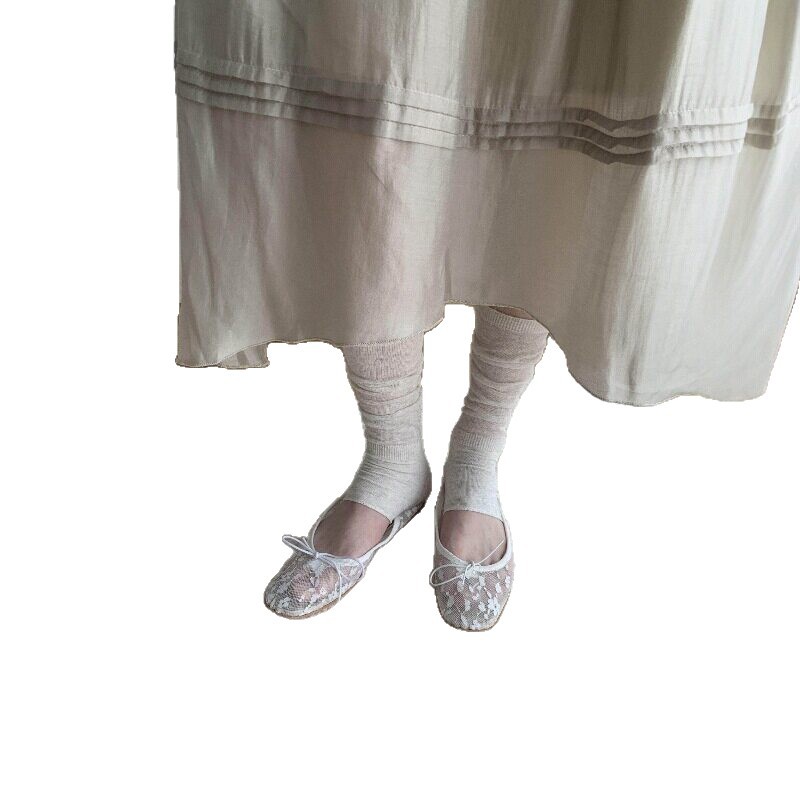 1 Pair Sheer Mesh Slouchy Leg  - Boot Sock Slouchy บทวิจารณ์และราคา