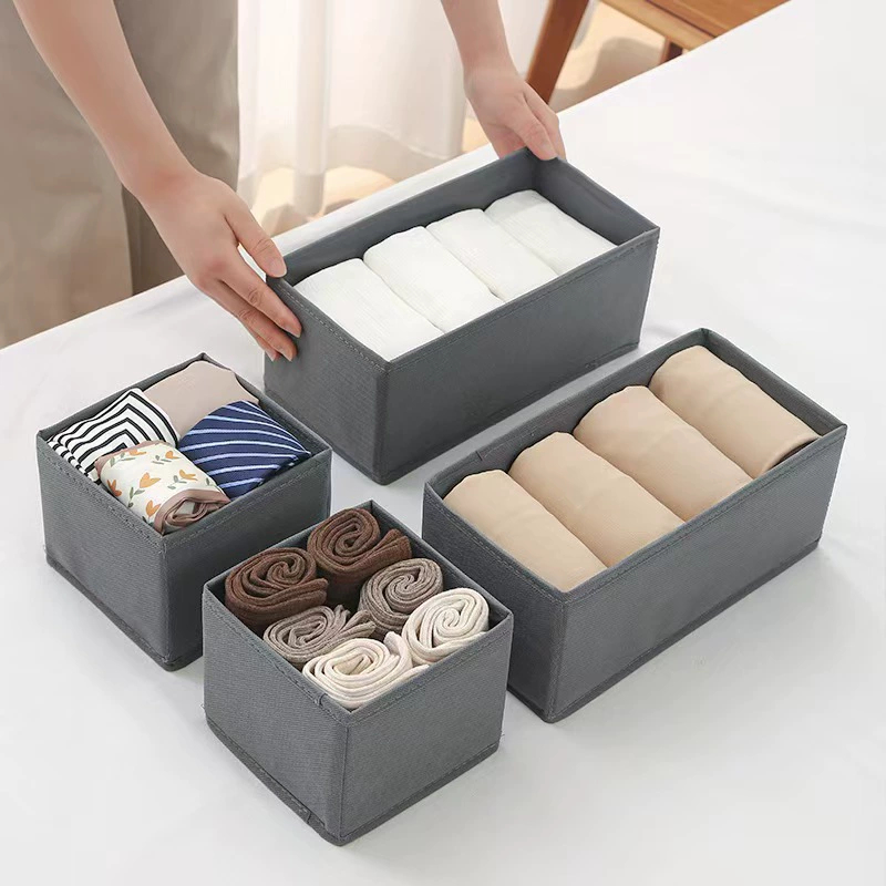 3PC Fabric Underwear Storage B - Sock Organizer Tray บทวิจารณ์และราคา