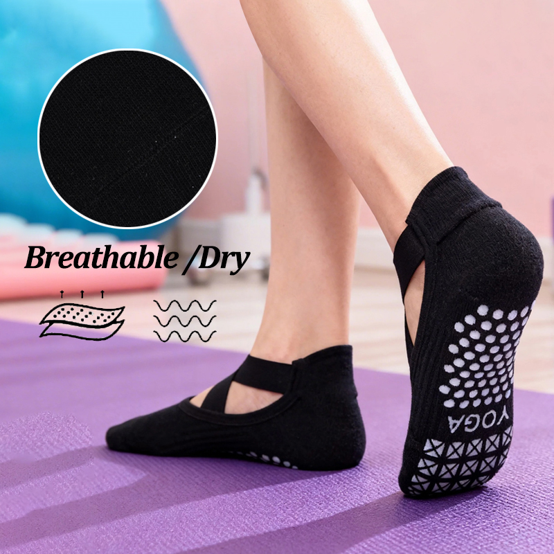 Women Non-Slip Yoga Socks Sili - No Show Sock Women บทวิจารณ์และราคา