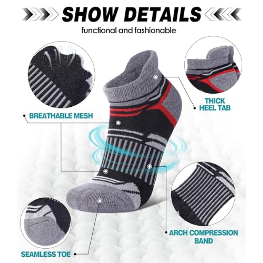 LANLEO Merino Wool Ankle Runni - Wool Hiking Sock บทวิจารณ์และราคา