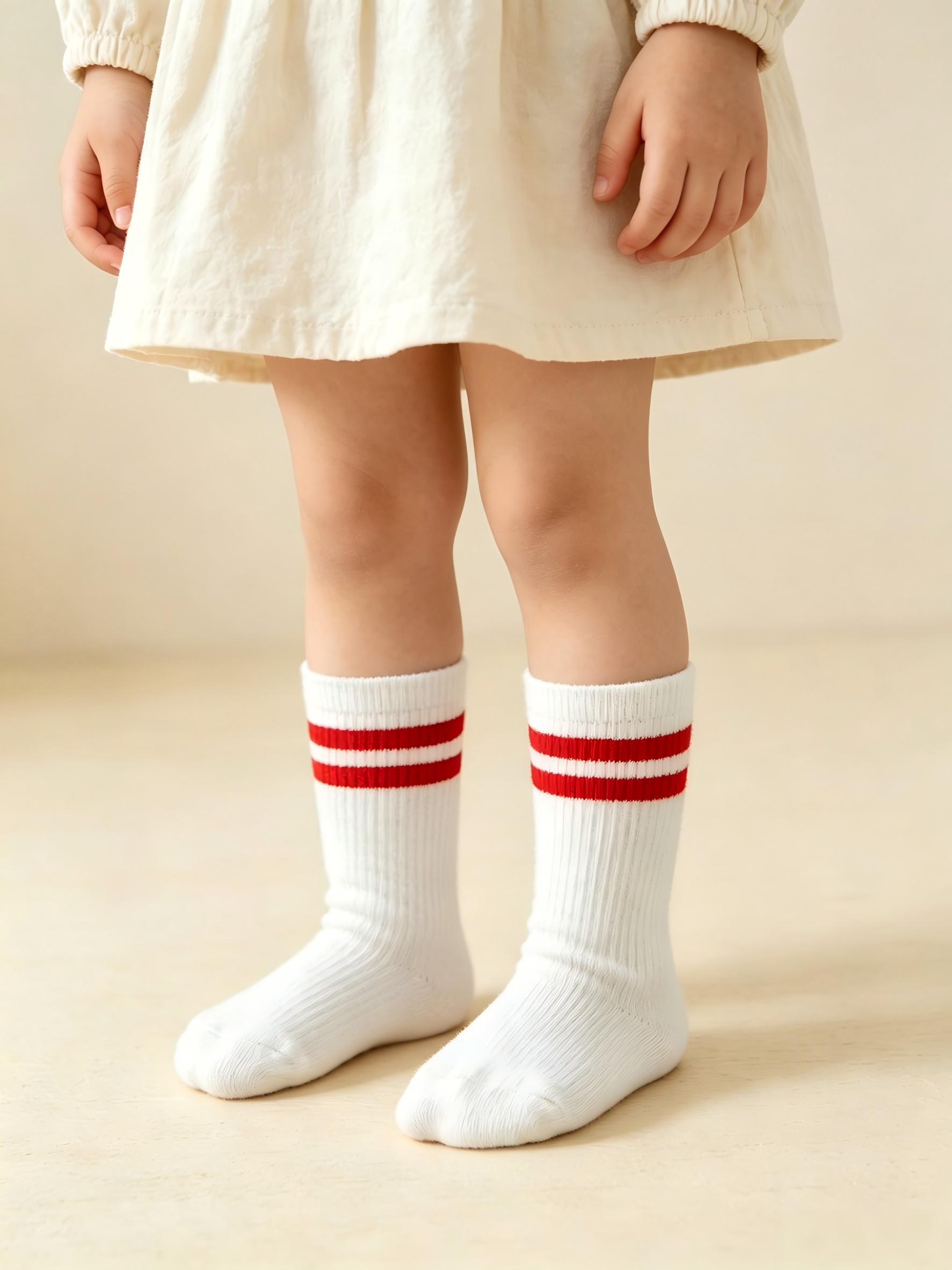 4-Pack Baby Toddler Striped Cr - Cotton Crew Sock Pack บทวิจารณ์และราคา