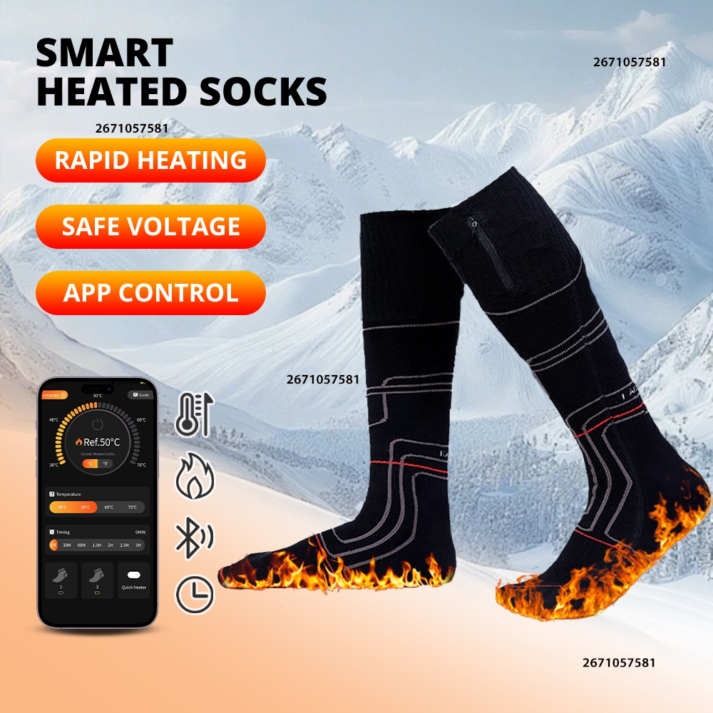 APP Control Heated Socks Recha - Thermal Sock Winter บทวิจารณ์และราคา