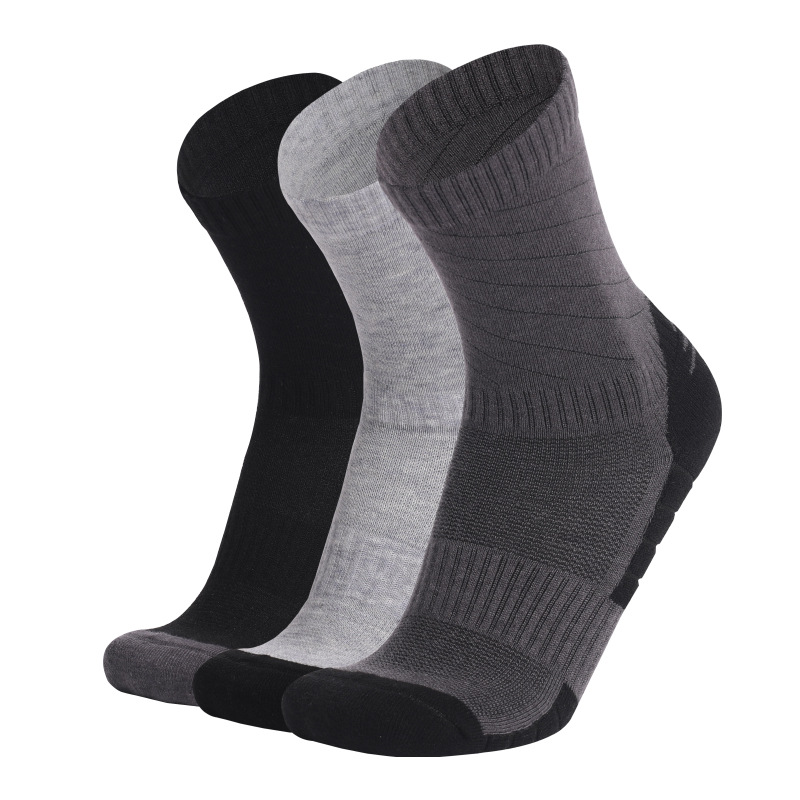 3 Pairs Men Merino Wool Sport  - Wool Hiking Sock บทวิจารณ์และราคา