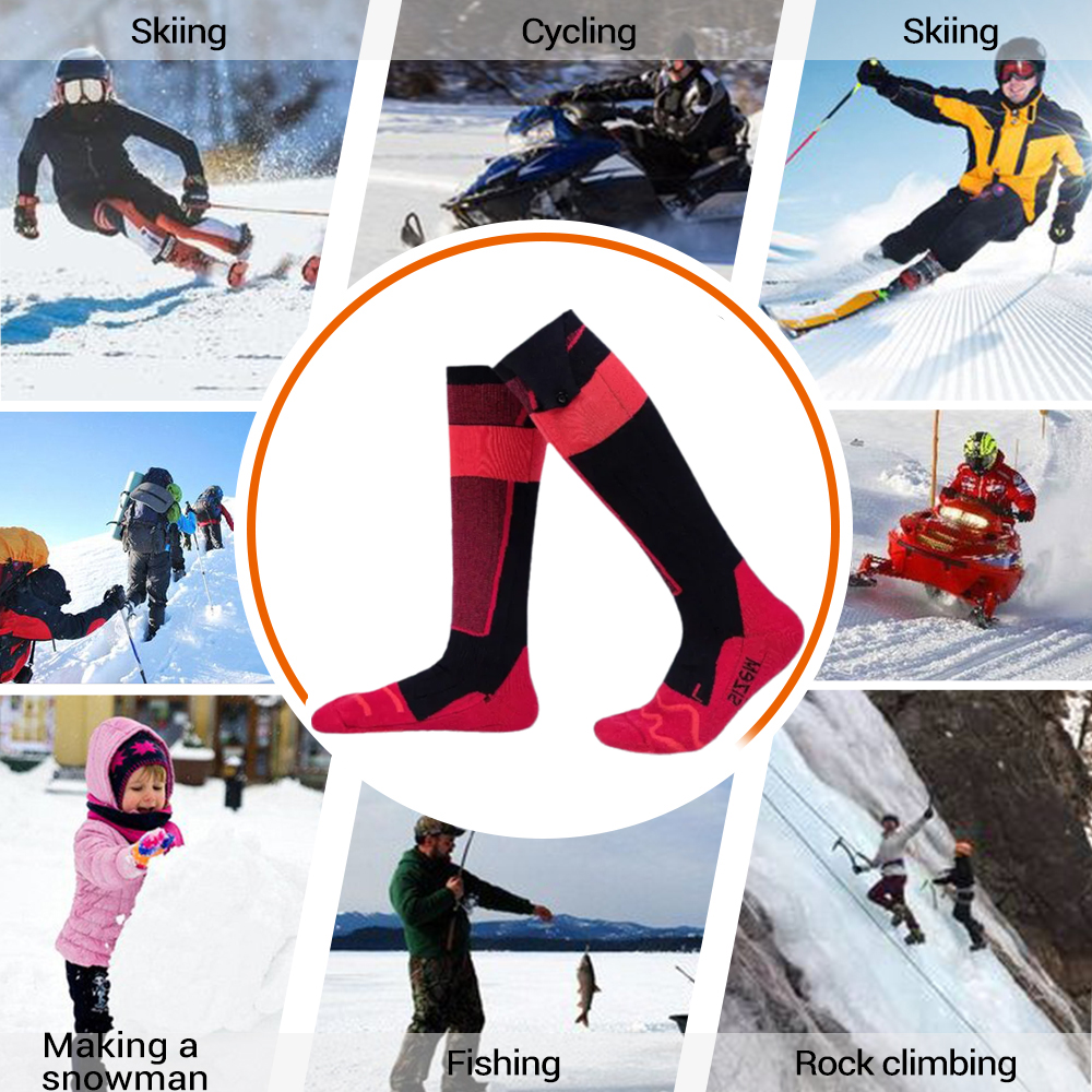 Heating Socks 6000mah Battery  - Thermal Sock Winter บทวิจารณ์และราคา