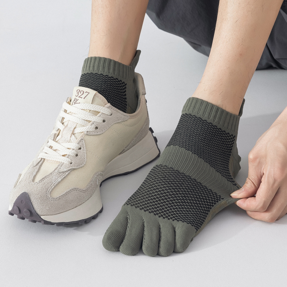 5 Pairs Sports Toe Socks Men T - Ankle Sock Low Cut บทวิจารณ์และราคา
