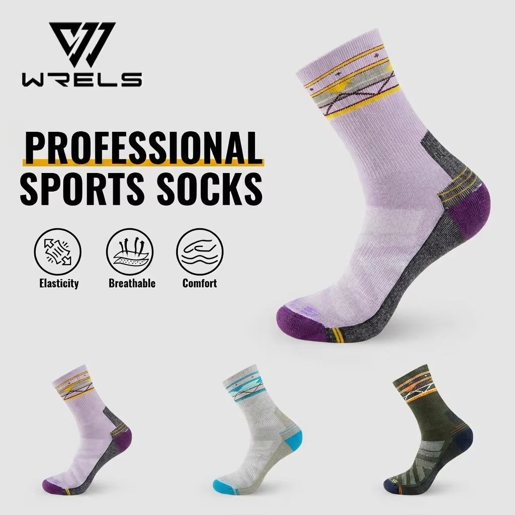 WRELS 1/2/3 Pairs Merino Wool  - Wool Hiking Sock บทวิจารณ์และราคา