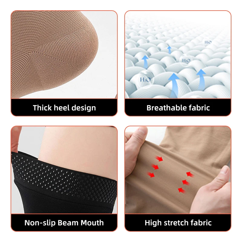 30-40 MmHg Over Knee Closed To - Compression Sock Medical บทวิจารณ์และราคา