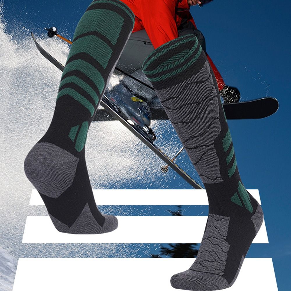 Thickened Merino Wool Outdoor  - Wool Hiking Sock บทวิจารณ์และราคา