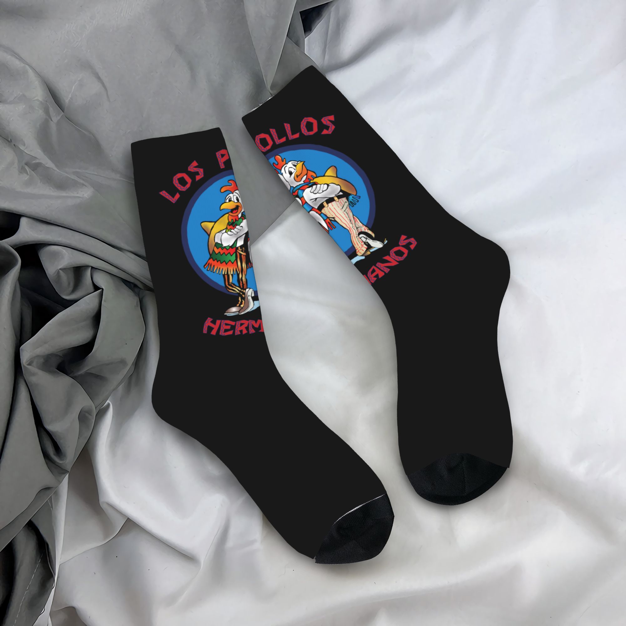 Custom Funny Los Pollos Herman - Dress Sock Men บทวิจารณ์และราคา
