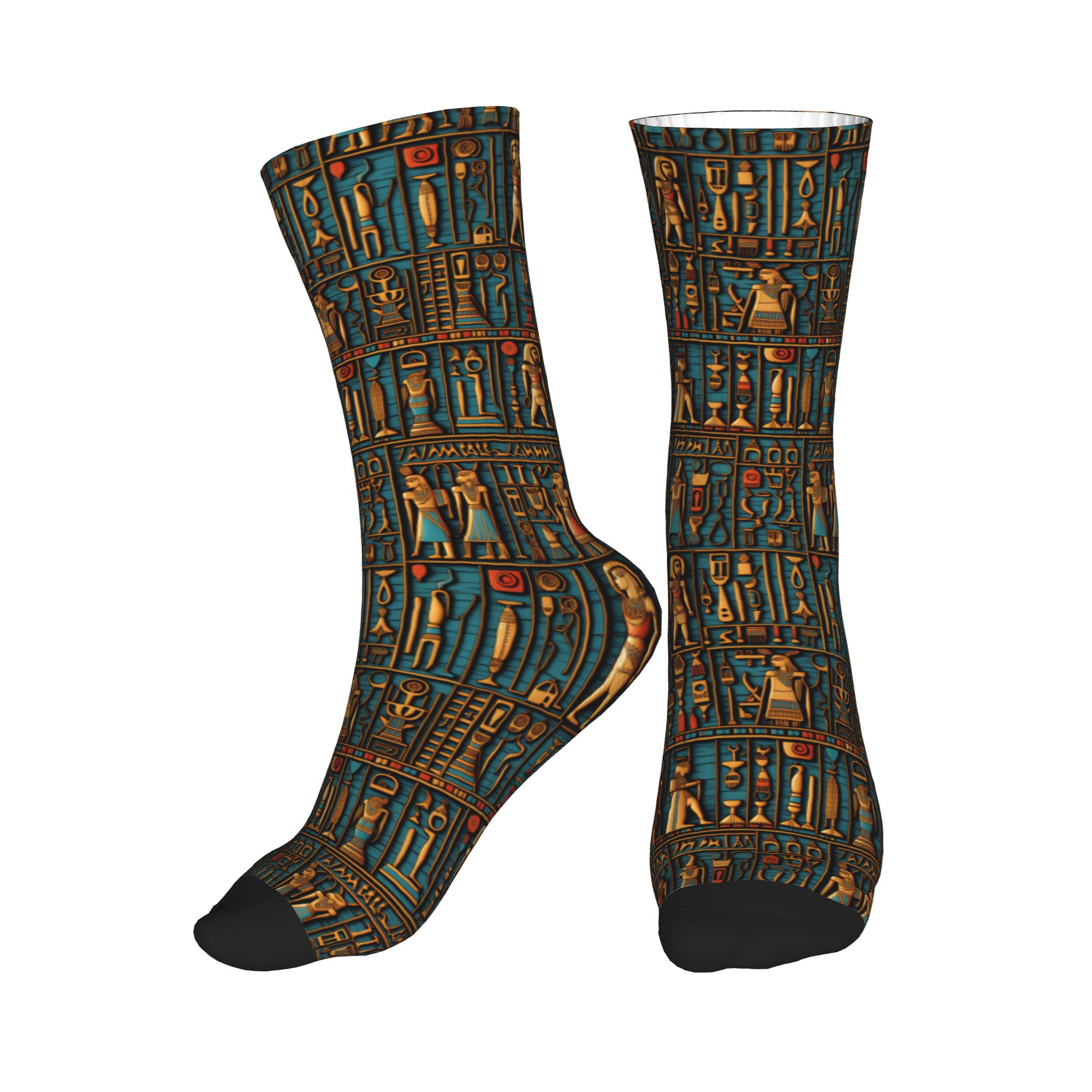 Cool Men's Egyptian Hieroglyph - Dress Sock Men บทวิจารณ์และราคา
