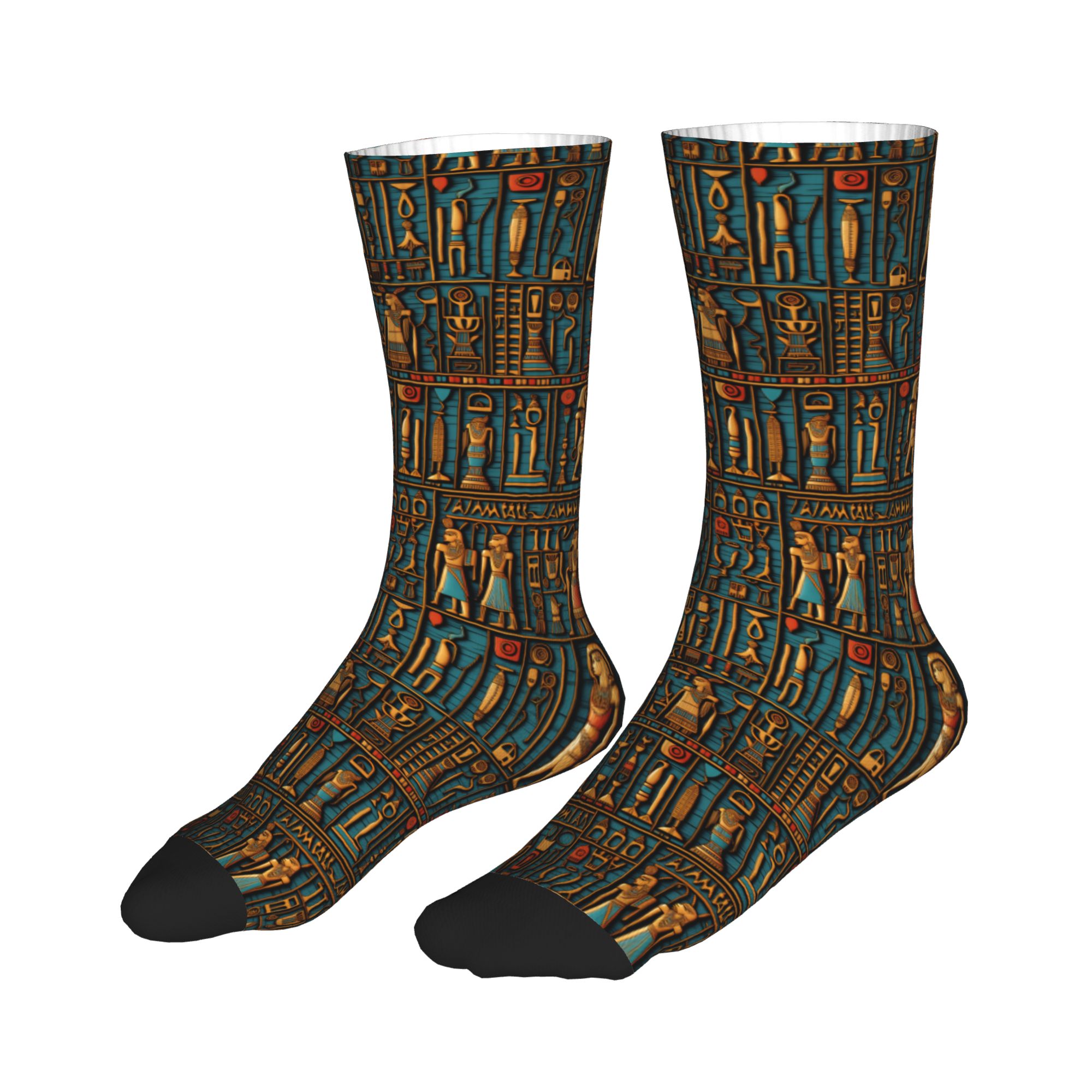 Cool Men's Egyptian Hieroglyph - Dress Sock Men บทวิจารณ์และราคา
