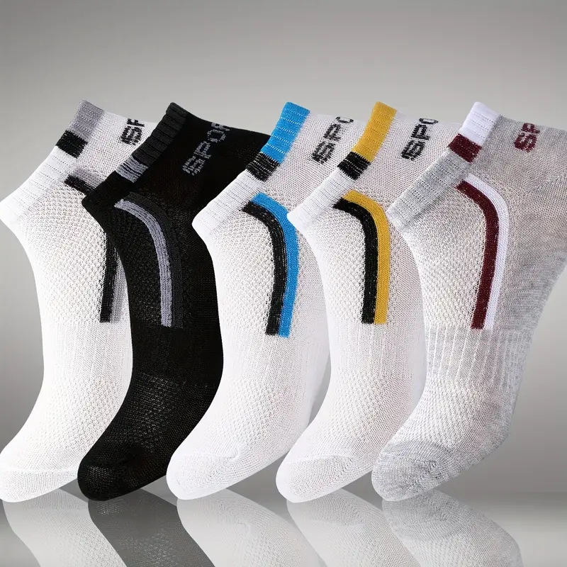 30Pairs Men's Color-block Mesh - Ankle Sock Low Cut บทวิจารณ์และราคา